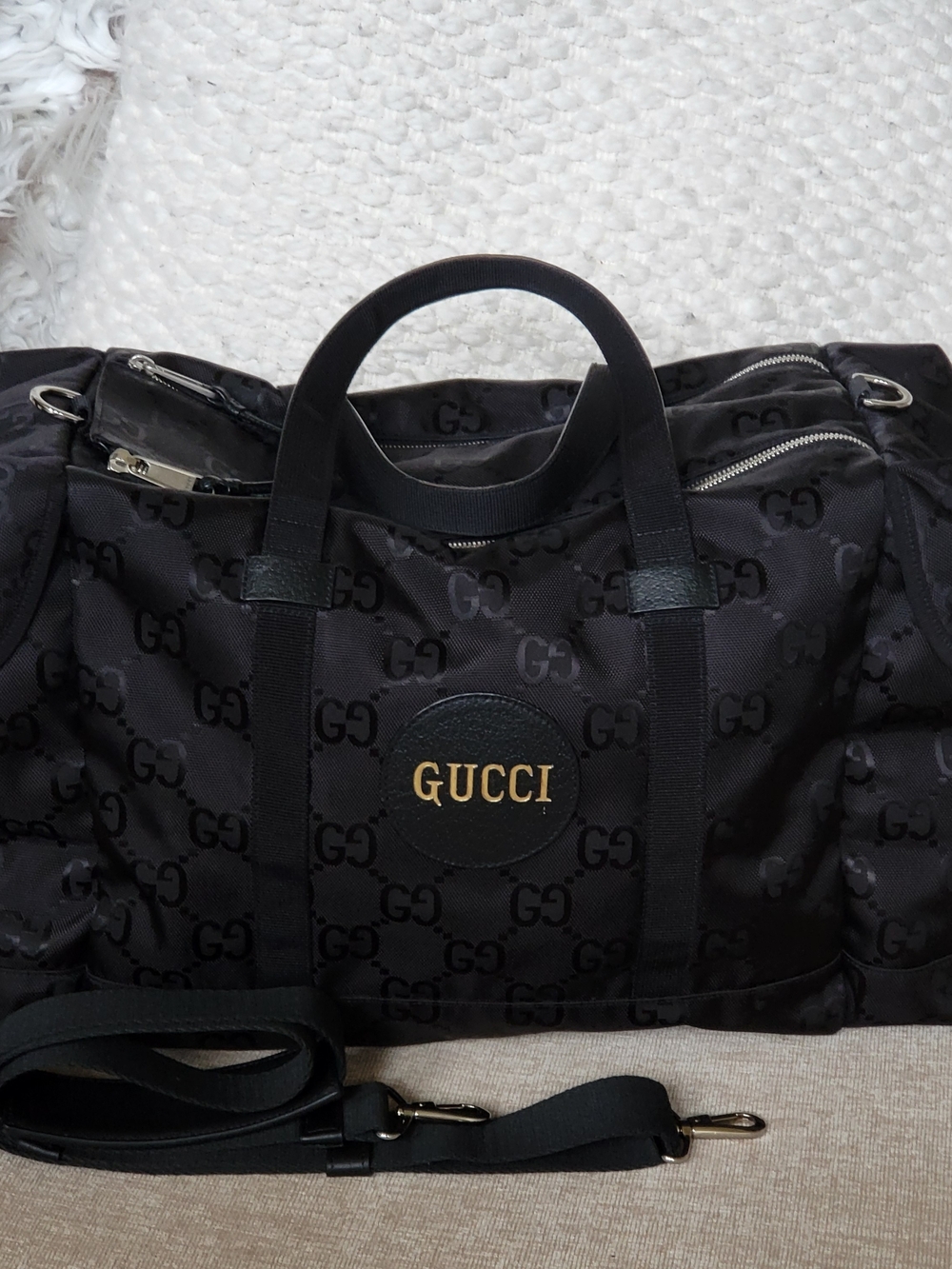 GUCCI Off The Grid Large Duffle Bag 50 GG Monogram.. Authentic w/COA.